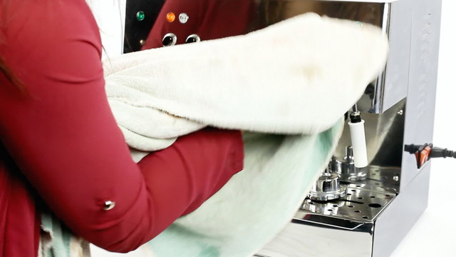 Coffee machine cleaning
