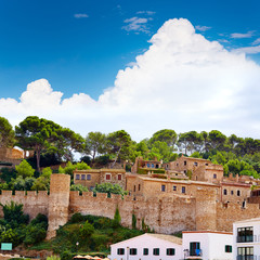 Fototapeta premium Tossa de Mar old town Vila Vella in Costa Brava