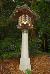Lantern at Meiji Jingu