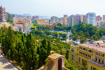 Fototapeta premium town hall of the city of Malaga, Spain