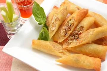 Fried spring rolls