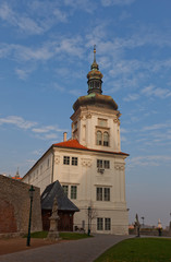 Fototapeta na wymiar Tower of Jusuit College (1667) in Kutna Hora. UNESCO site