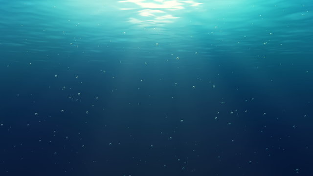 Underwater air bubbles (Loop) 