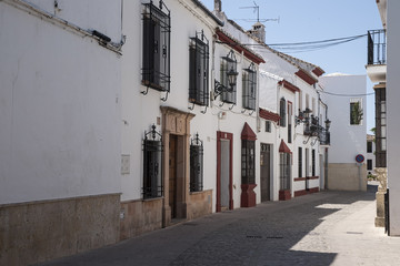 Fototapeta na wymiar Pueblos de la provincia de Málaga, Ronda y sus calles