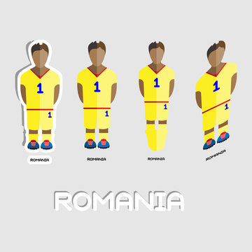 Romania Soccer Team Sportswear Template