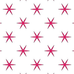 Fototapeta premium bright pattern in style of the fifties red, orange and neon