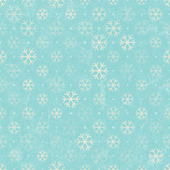 Seamless pattern with snowflakes.