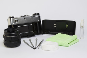 чистка фотоаппарата 