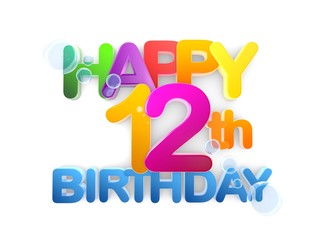Happy 12th Birthday Title