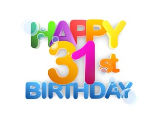 Happy 31st Title, Birthday light