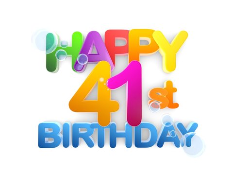 Happy 41st Title, Birthday light