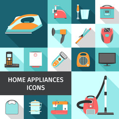 Household Appliances Icons Set