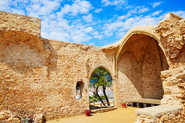 Tossa de Mar view from old church Costa Brava