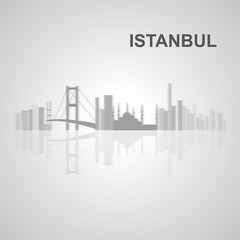 Istanbul skyline  for your design