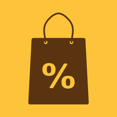 The shopping bag icon