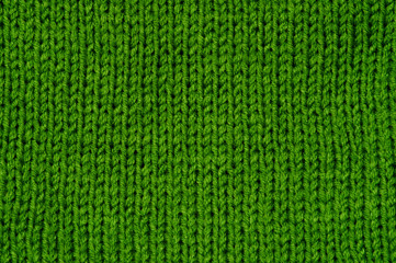 Green knit background