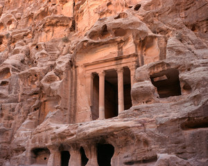 Temple in Little Petra, Jordan