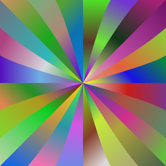 Multicolor gradient ray background design