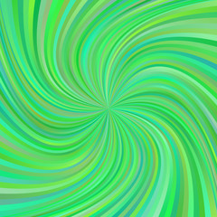 Green multicolored spiral ray design background