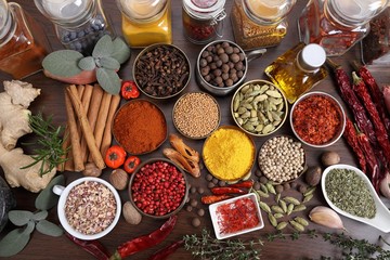 Spices and herbs.