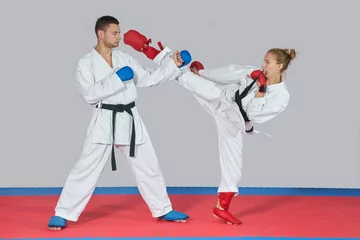 Printed kitchen splashbacks Martial arts martial arts karate