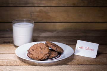 cookie and milk for santa