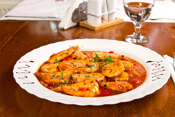 Shrimp dish