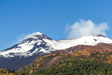Fototapeta premium Volcano Etna Landscape