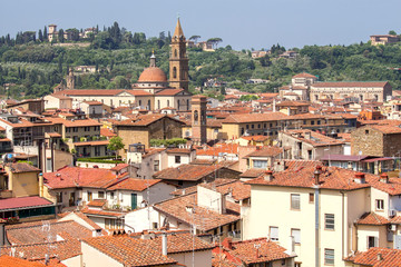 Fototapeta na wymiar Florence. View of the city from above .
