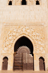 Exterior doors of Hassan II Mosque - Casablanca