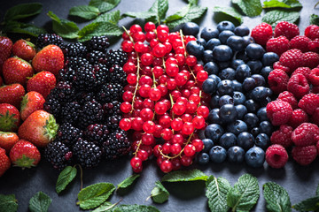 All berries fresh, from farm or forest