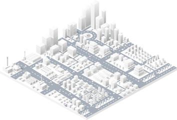 Large modern city © AlexZel