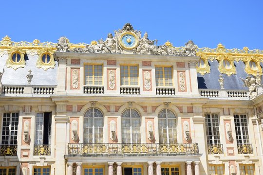 Exterior view of Palace of Versailles