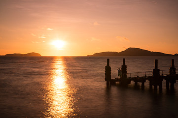 Rawai sunrise with couple