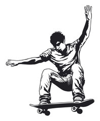 skater jumping © locotearts