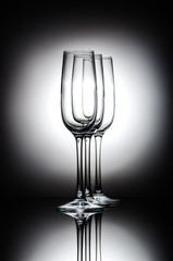 champagne glasses

