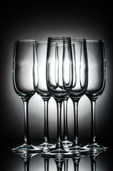 champagne glasses
