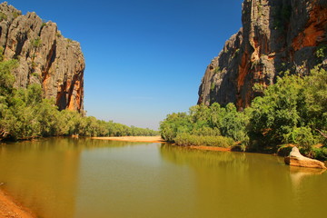 Fototapeta na wymiar Windjana Gorge, Kimberley, Western Australia