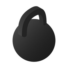 Weight isometric 3d icon