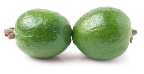 Two feijoa fruits