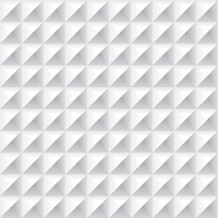 Geometrical abstract seamless pattern in  white color