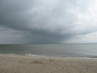 White cloud in the  sky