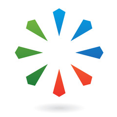 Colorful Round Abstract Icon
