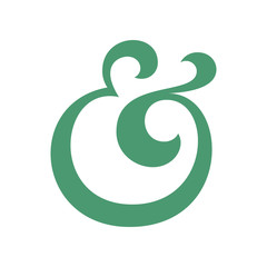 Fototapeta premium Ampersand for decoration