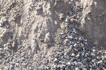 background of stone rubble