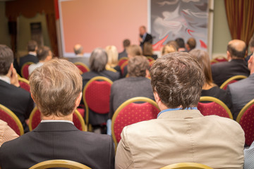 Audience in the conference hall.