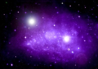 Obraz premium Stars, dust and gas nebula 