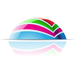 Colorful Dome Abstract Icon