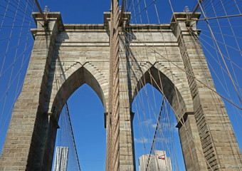 Brückenpfeiler der Brooklyn Bridge