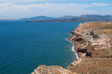 Fototapeta na wymiar Santorini view